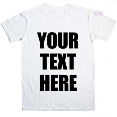 T-shirt met jouw tekst